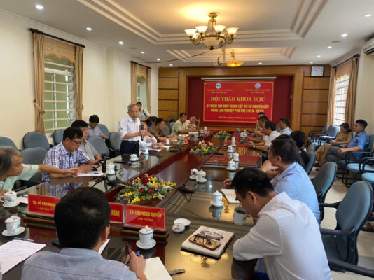 HỘI THẢO KHOA HỌC NHÂN KỶ NIỆM 108 NĂM NGÀY THÀNH LẬP CƠ SỞ NGHIÊN CỨU NÔNG – LÂM NGHIỆP PHÚ THỌ (21/6/1918-21/6/2026)